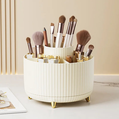 360° Rotating Makeup Organizer – Large-Capacity Storage