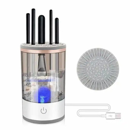 3-in-1 Automatic Makeup Brush Cleaner & Quick Dry Holder