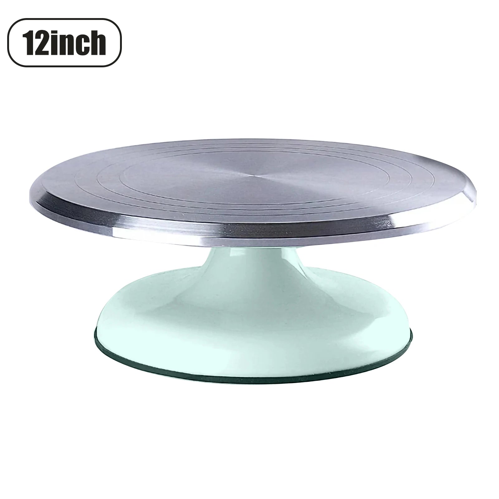 Professional Cake Turntable – 10”/12” Aluminum Alloy for Perfect Decorating