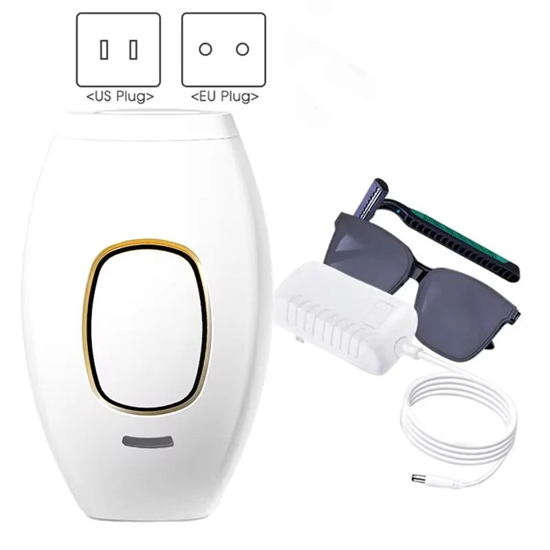 2024 Body Bikini IPL Hair Removal Device – 500,000 Pulses for Painless, Permanent Results at Home