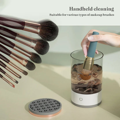 3-in-1 Automatic Makeup Brush Cleaner & Quick Dry Holder