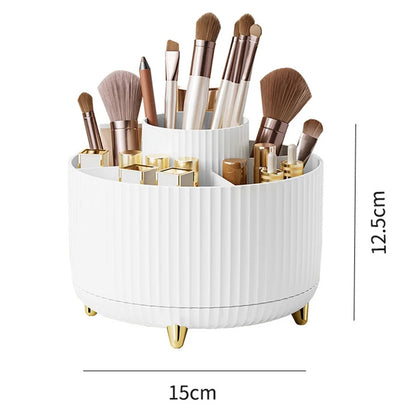 360° Rotating Makeup Organizer – Large-Capacity Storage